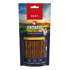 Ontario Kolageno kramtomasios lazdelės jautienos skonio, 10 vnt.