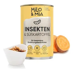 Milo & Mia – su vabzdžiais ir batatais, drėgnas maistas šunims — 2 nuotrauka
