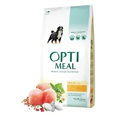OPTIMEAL sausas maistas didelių veislių suaugusiems šunims su vištiena 4 kg — 3 nuotrauka