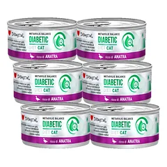 Disugual Veterinary drėgnas kačių maistas DIABETIC Duck (suaugusiems) 6x85g