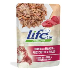 Life Cat guliašas su tunu, jautiena ir kumpiu
