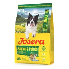 JOSERA Salmon and Potato Adult 3kg begrūdis maistas šunims su jautria virškinimo sistema