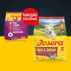 Josera Mini Junior Duck&Salmon sausas maistas šunims, 900 g — 3 nuotrauka