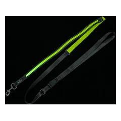 Nomad Tales Spirit USB LED bėgiojimo pavadėlis, neoninis geltonas ir pilkas
