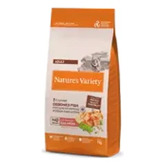 NATURE'S VARIETY Selected Adult Cat sausas pašaras su norvegiška lašiša katėms