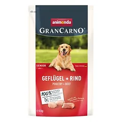 animonda GranCarno Senior su paukštiena ir jautiena, sausas maistas šunims, > 10 kg — 2 nuotrauka