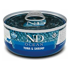 Farmina N&D Cat Ocean Adult Tuna & Shrimp 70 g nuotrauka