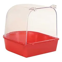 Trixie Bath House pusapvalis vonios namelis paukščiams narve, 15x14x14 cm