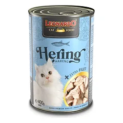 LEONARDO Silkė su papildoma filė 400 g