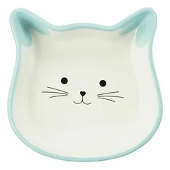 TRIXIE keraminis dubenėlis su katės veidu, 0,25 l-12x12 cm (pakuotė 4)