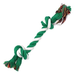 Dog Fantasy virvės žaislas su dviem mazglais, 25 cm