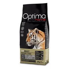OPTIMA Nova Cat Adult Chicken & Rice maistas suagusioms katėms
