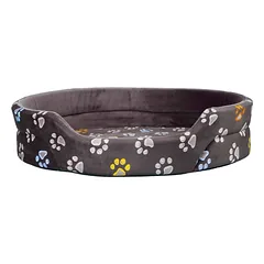 Trixie Jimmy Bed guolių vieta šunims ir katėms, ovali, pilka, 45×35 cm
