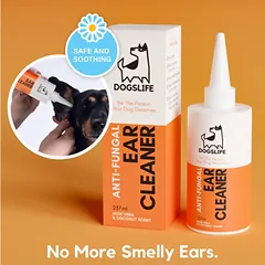 DOGSLIFE ausų valiklis šunims, 237 ml — 3 nuotrauka