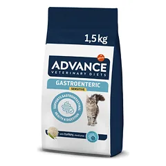 Advance Veterinary Diets Gastro Sensitive Cat Sausas maistas katėms turinčioms jautrų virškinimo traktą 1,5 kg