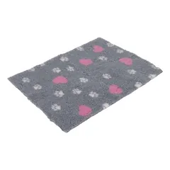 Vetbed® Isobed SL grau mit Herzchen und Pfötchen photo