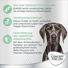 Concept for Life Large Sensitive sausas maistas šunims, > 10 kg — 4 nuotrauka