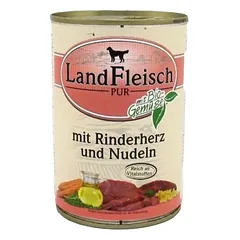 LandFleisch konservai su jautiena ir makaronai šunims, 400 g