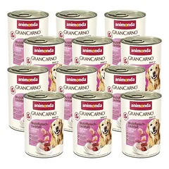 ANIMONDA GranCarno Adult Dog skonis: Mėsos kokteilis 12x400g