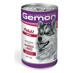 Gemon Dog Maxi Adult Chunks with Beef and Rice 1250 g