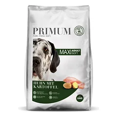 PRIMUM Soft MAXI  sausas maistas suaugusiems didelių veislių šunims su vištiena ir bulvėmis, 5 kg