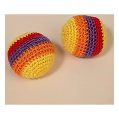 TIAKI Hacky Sack kamuoliukai katėms, 2 vnt. — 3 nuotrauka