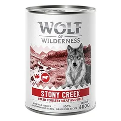 Wolf of Wilderness Senior – su daug šviežios paukštienos, drėgnas maistas šunims 6 x 400 g — 5 nuotrauka