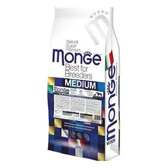Monge Best For Breeders Dog Medium Starter 31/22 sausas maistas vidutinio dydžio veislių šuniukams, 15 kg