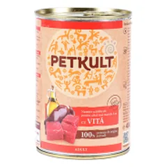 Petkult Adult konservai šunims su jautiena, 400 g