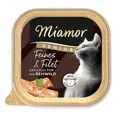 Miamor Feines & Filet Senior, drėgnas maistas katėms 16 x 100 g — 2 nuotrauka