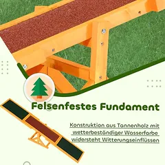 Sūpynės šunims PawHut 180x30x30cm., įvairių spalvų — 4 nuotrauka