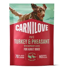 CARNILOVE Dog Pouch Turkey and Pheasant 300g šlapias maistas su kalakutiena ir fazanu suaugusiems šunims