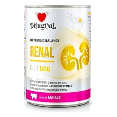 Disugual Veterinary drėgnas šunų maistas RENAL Pork (suaugusiems) 400g