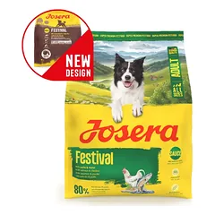 Josera Festival sausas maistas išrankiems šunims su paukštiena ir lašiša, 12.5 kg