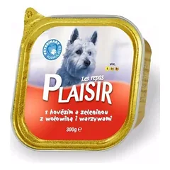 PLAISIR DOG su jautiena konservas 300 g