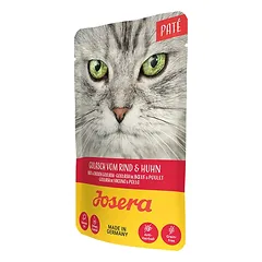 Josera Paté Beef & Chicken Goulash begrūdis konservuotas pašaras katėms jautienos ir vištienos guliašas, 85 g x 16vnt