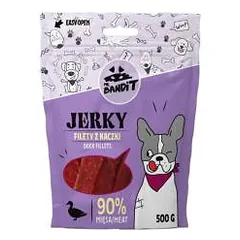 MR. BANDIT Jerky ančių filė šunims 500 g parduotuvėje petreon.lt
