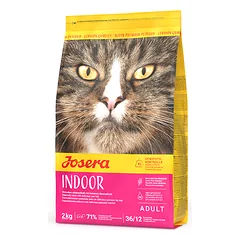 Josera Indoor begrūdis sausas pašaras katėms su paukštiena ir jūros žuvim, 2 kg