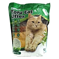 SMARTY TOFU Cat Litter kraikas su žaliosios arbatos ekstraktu, 12 l