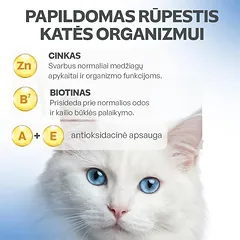 Skin&Coat suaugusių kačių kreminiai funkciniai skanėstai su tunu ir lašiša, 4x15 g — 5 nuotrauka