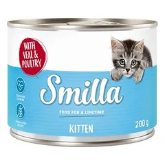 Smilla Kitten drėgnas maistas kačiukams, ekonominė pakuotė 24 x 200 g — 4 nuotrauka