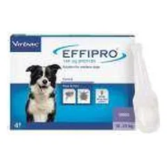 Virbac Effipro 134 mg užlašinamasis tirpalas šunims 10-20 kg, N4