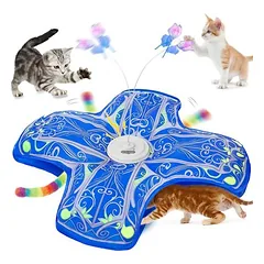 Zoomtopia Jouet interactif pour chat papillon virevoltant queue furtive