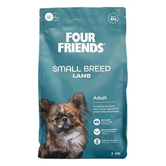 Four Friends Small Breed Lamb visavertis ėdalas su ėriena suaugusiems mažų veislių šunims, 2 kg