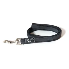 Julius K9 Color & Gray Supergrip pavadėlis su rankena juodas - treniruočių pavadėlis su rankena, juodas, neslystantis, 10m/14mm — 2 nuotrauka