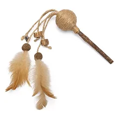 Beeztees Katzenspielzeug Catnip/Matatabi Ball mit Feder Juto