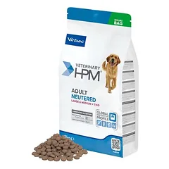 Virbac Veterinary HPM Adult Dog Neutered Large & Medium, sausas maistas šunims — 4 nuotrauka
