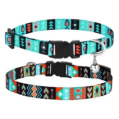 UAMLY Abnehmbares Katzenhalsband mit Glöckchen