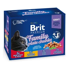 Brit Premium Family Plate konservai katėms