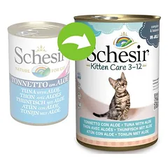 Schesir drebučiuose 6 x 140 g, drėgnas maistas katėms